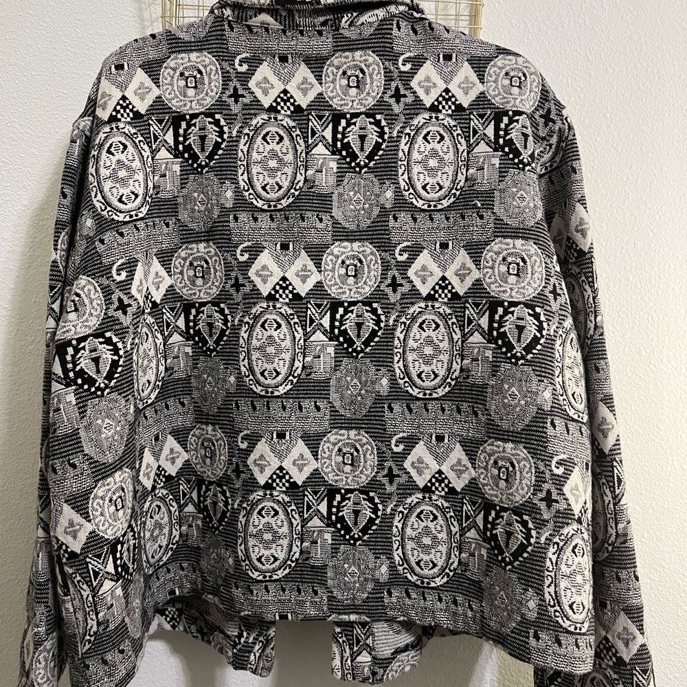 Tribal Pattern Chinos Design Jacket - image 2